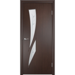Дверное полотно "Н02ф" Венге 70 см - 1шт (Дефекты покрытия)